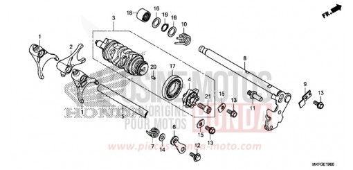 GEARSHIFT DRUM CBR1000SPL de 2020